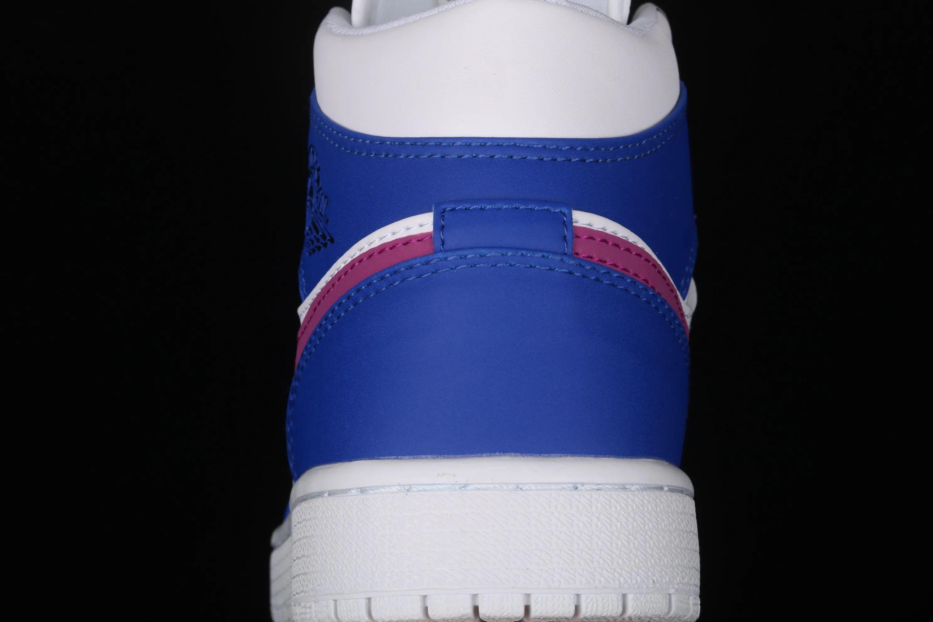 All categories Air Jordan Jordan series basketball shoes Air Jordan 1 Mid Air Jordan 1 Mid AJ1 Joe 1 white blue purple Chinese basketball shoes 554724-451